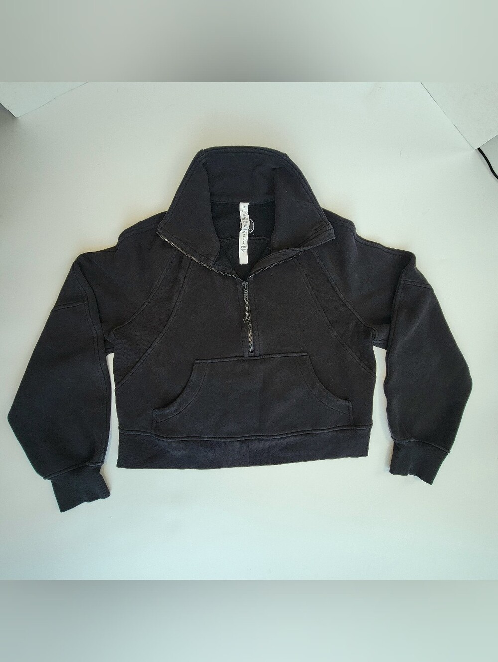 Lululemon Scuba Oversized Sweatshirt Womens XS/S Black Funnel Neck LW3FJ6S